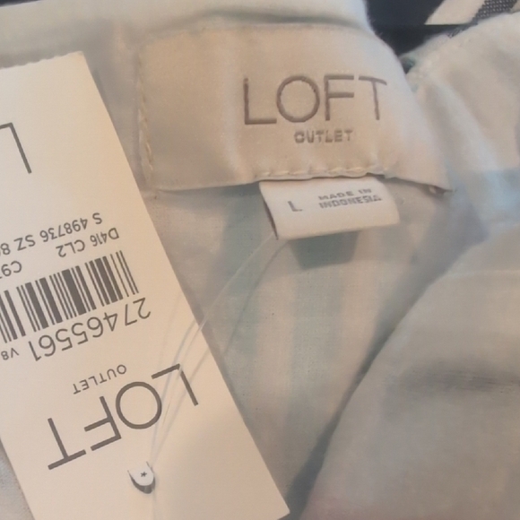 LOFT Multicolor Striped Dress - Picture 2 of 7